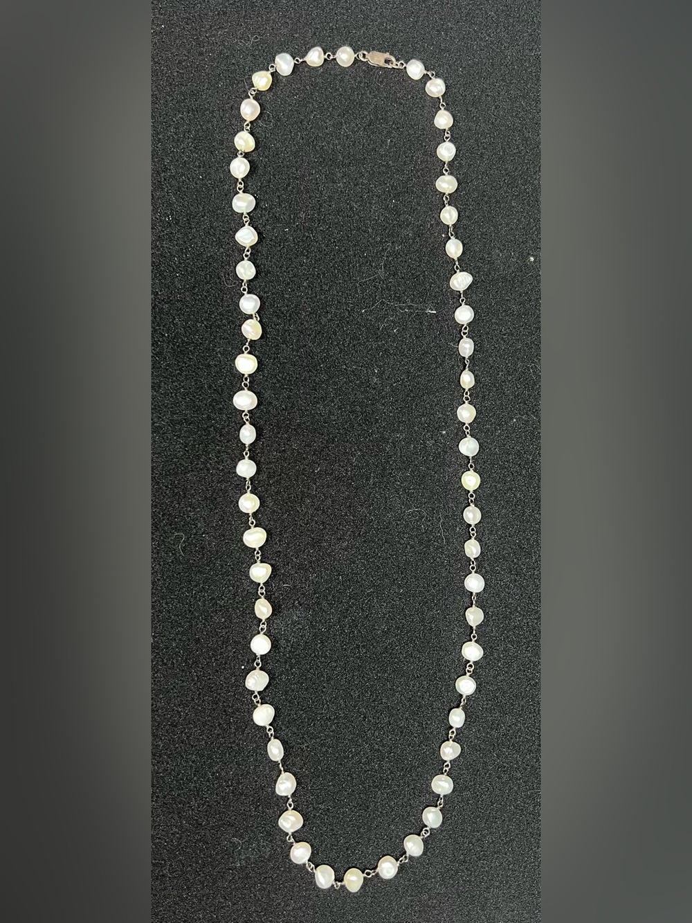 Silpada fresh water pearl long necklace 925